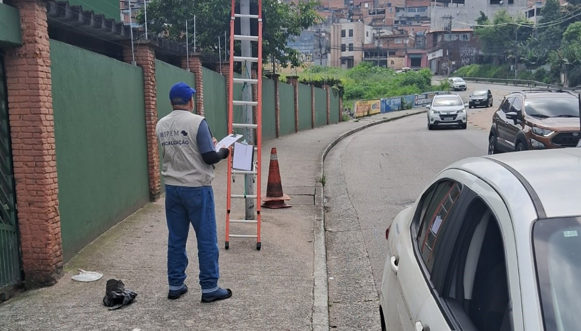 Em São Bernardo do Campo, Ipem-SP verifica radar na rua dos Vianas